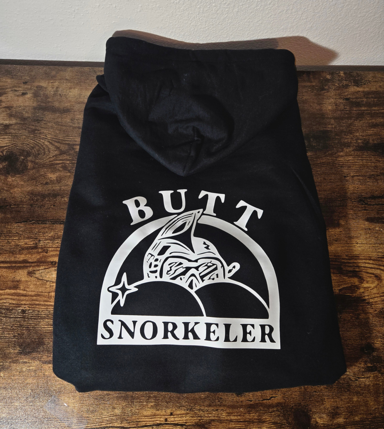 Men's "snorkel" hooded sweatshirt