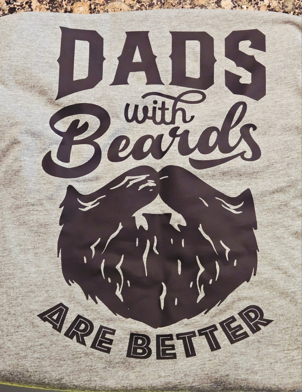"Bearded dad" men's tee