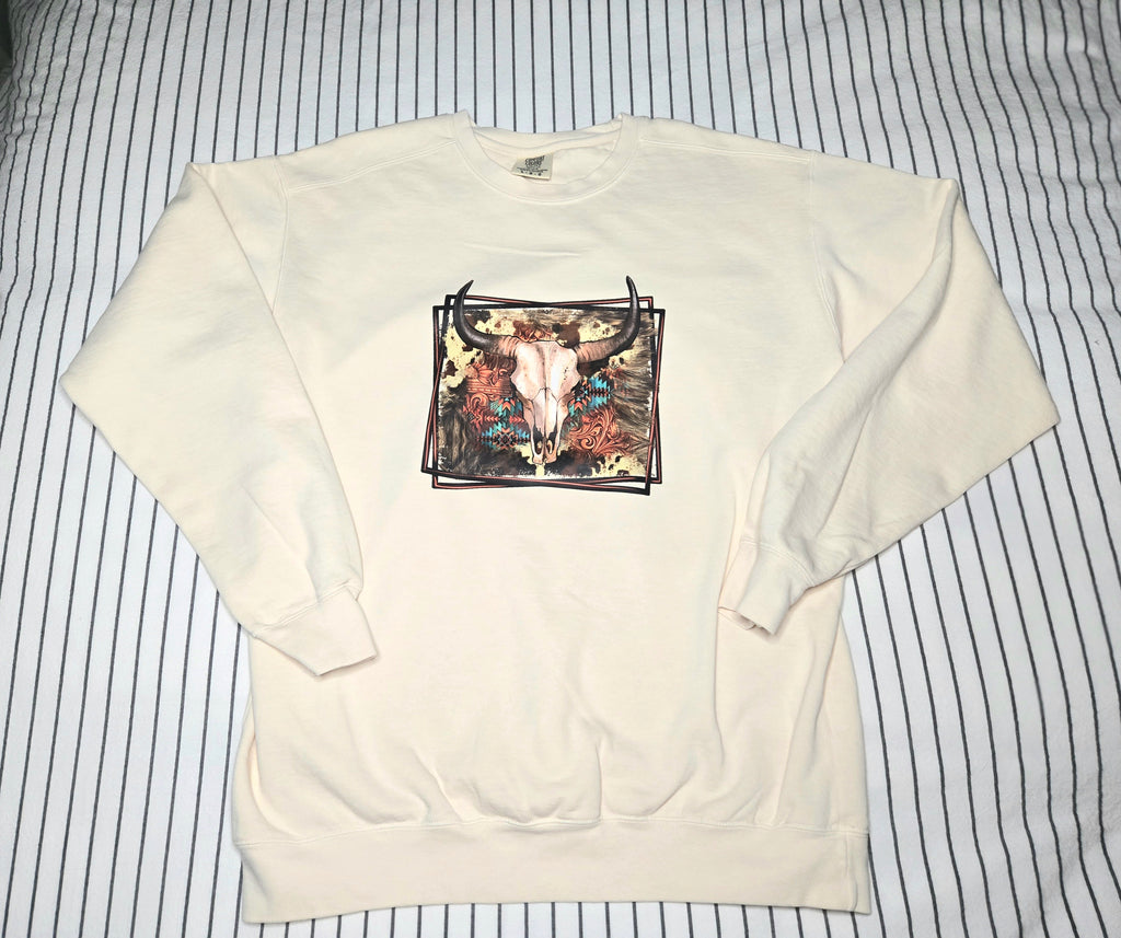 Women's Western crewneck