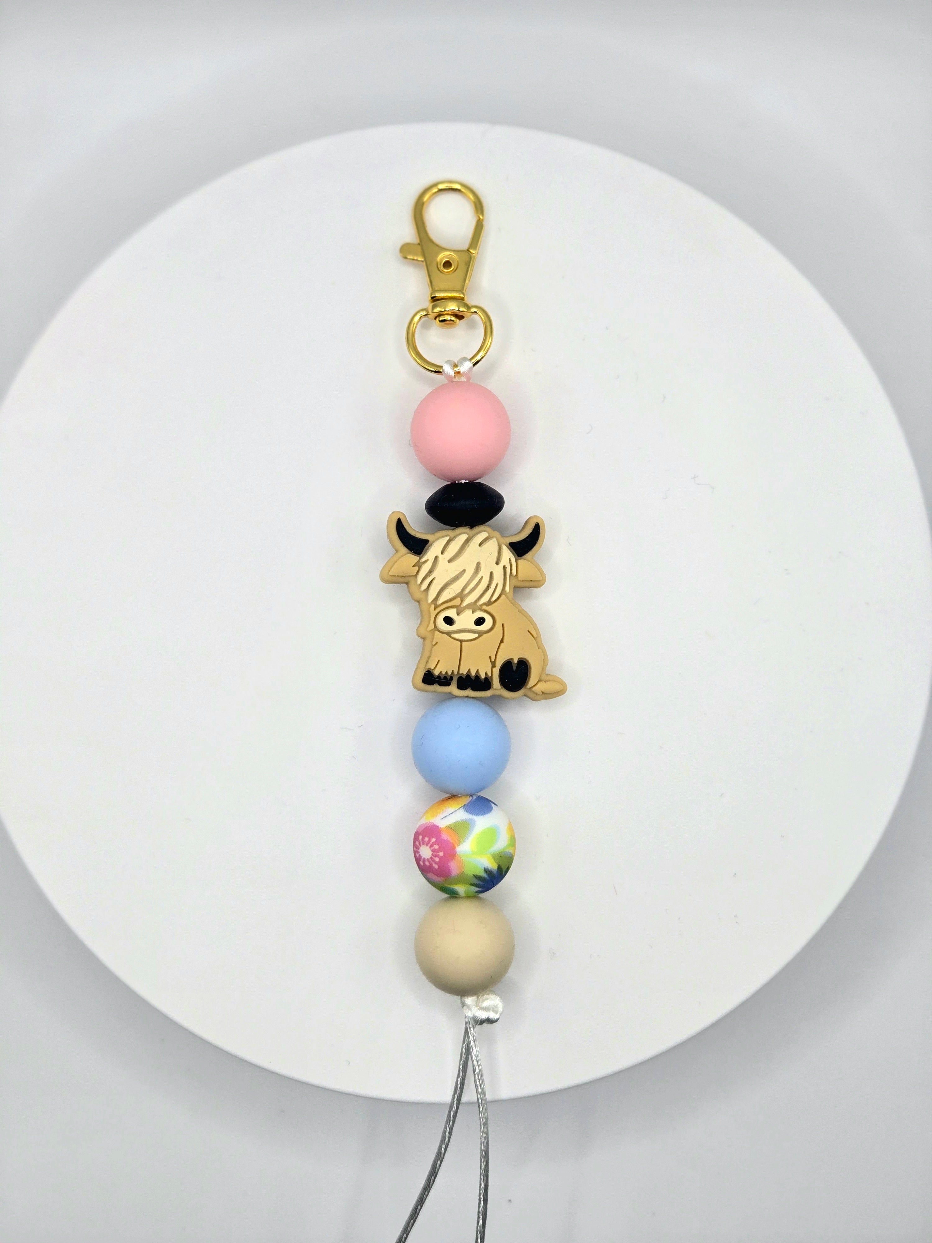 Beaded Animal Keychains