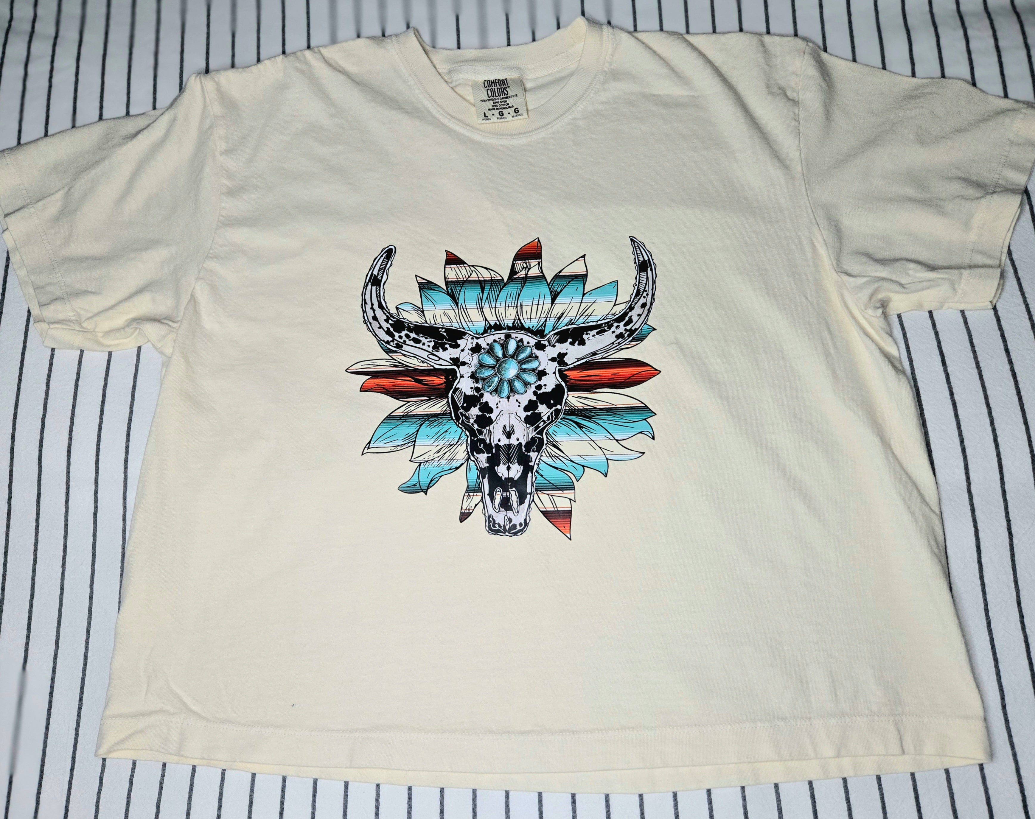 Women's Western mid-crop  tee