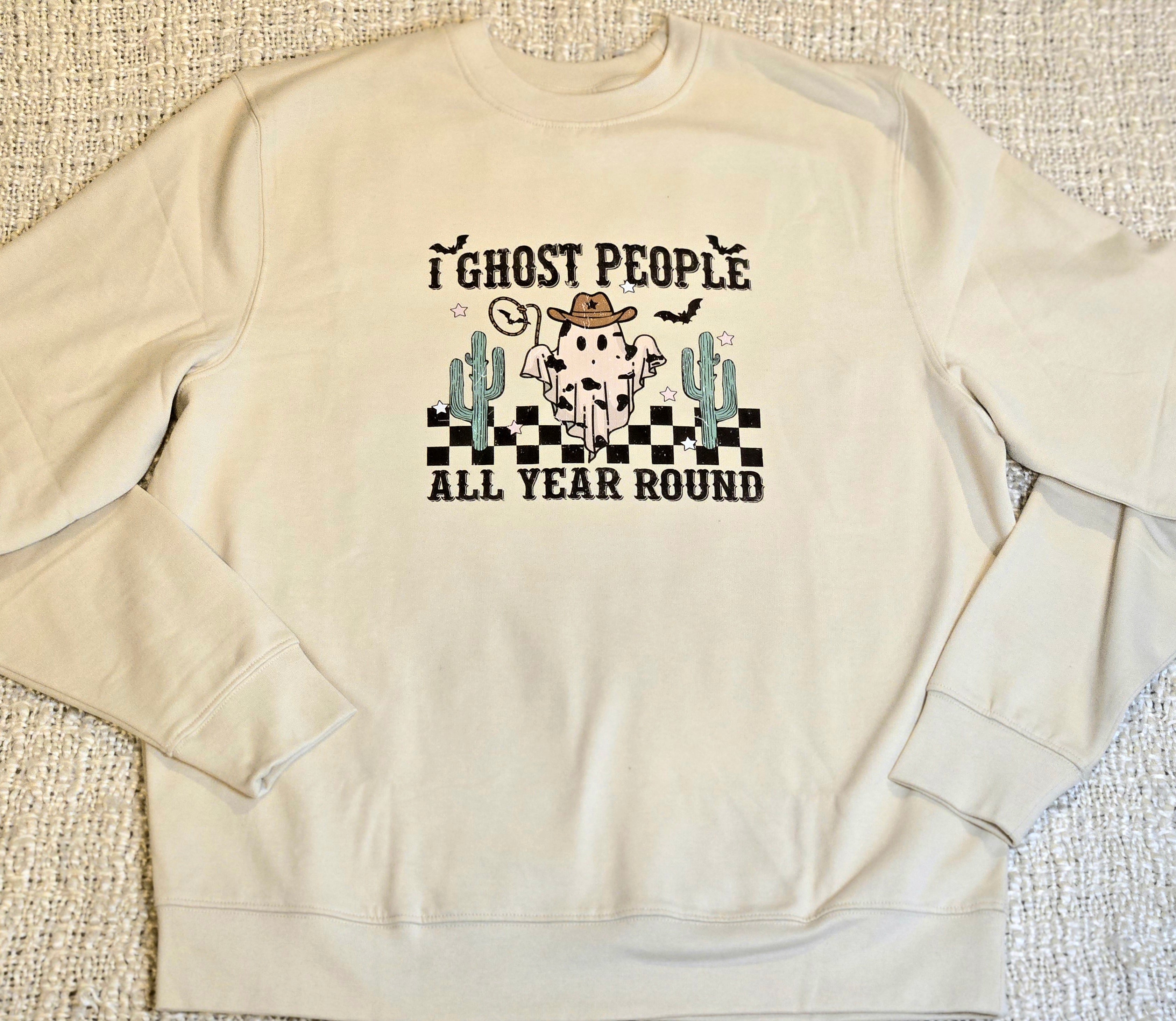 "Ghost people" Women's crewneck